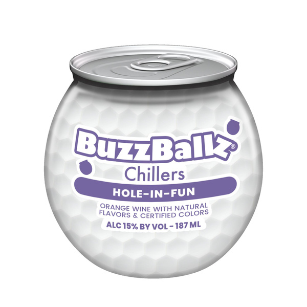 BuzzBallz Golf Hole-in-Fun?, Grapes Gone Wild Chillers, 187ml, 30
