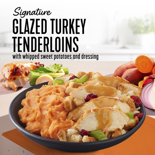 ダイエットフード Lowkey Lean Cuisine Signature Glazed Turkey Tenderloins, Frozen Lunch