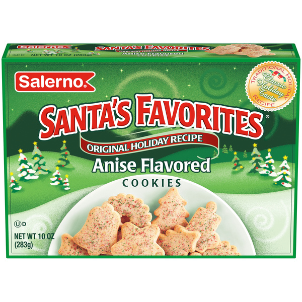 Salerno Santa's Favorites Holiday Original Recipe Anise Cookies