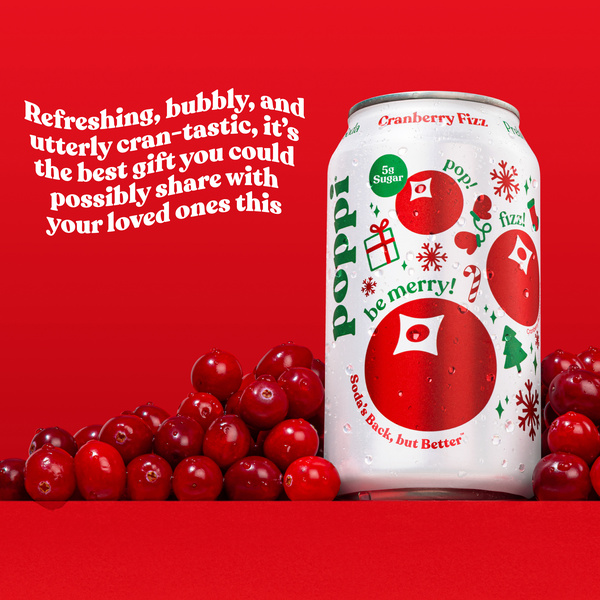 Poppi Cranberry Fizz Prebiotic Soda, 4Pk | Hy-Vee Aisles Online