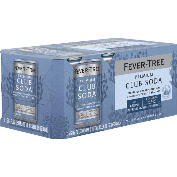 Fever-Tree Premium Club Soda 8 Pack | Hy-Vee Aisles Online Grocery