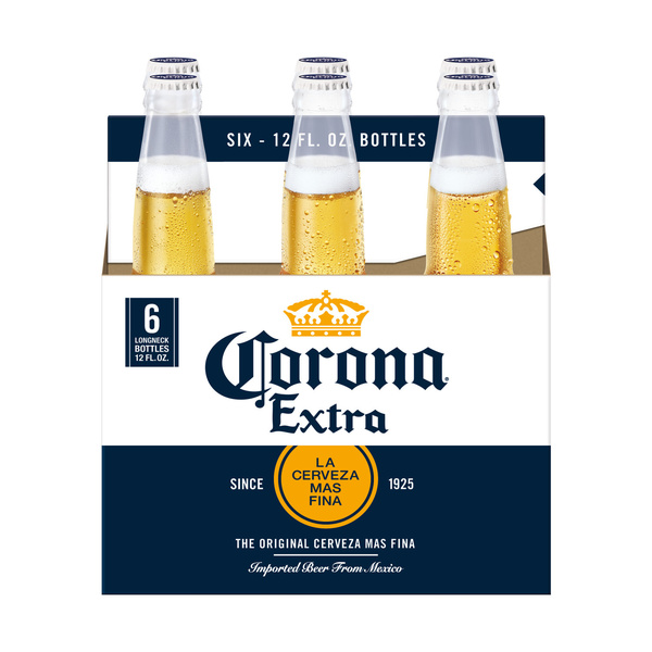 Corona Extra Mexican Lager Import Beer, 6 pk 12 fl. oz. Bottles