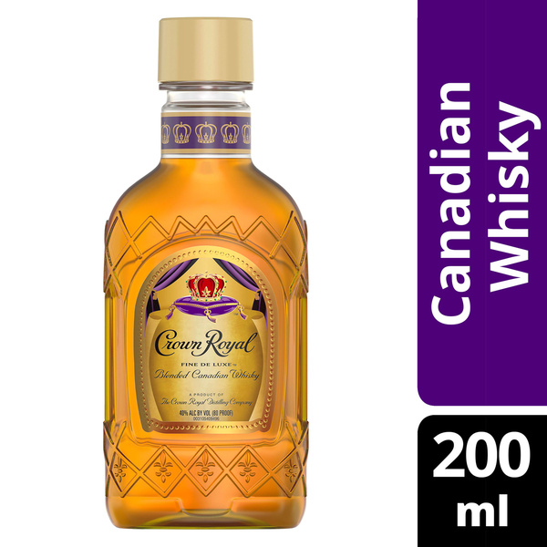 Crown Royal Fine De Luxe Blended Canadian Whisky, 200 mL | Hy-Vee