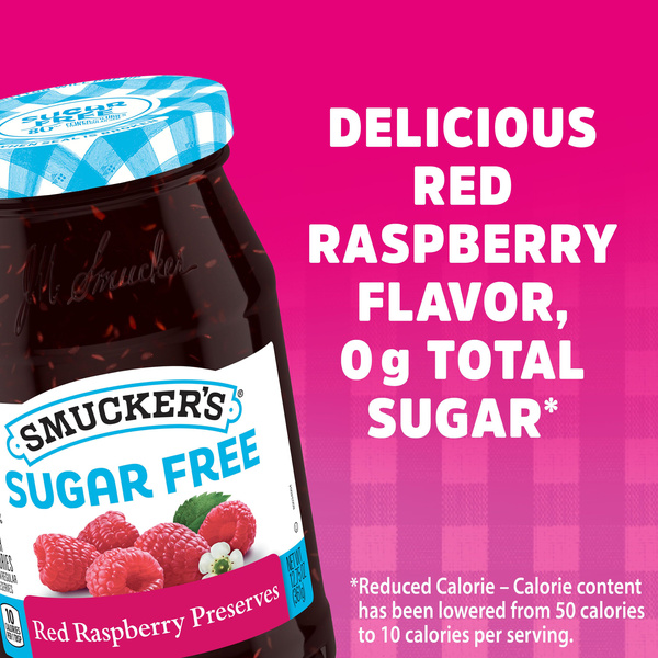 Smucker’s Sugar Free Red Raspberry Preserves, 12.75 Oz. Jar | Hy-Vee ...