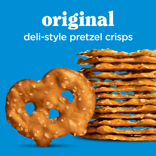 Snack Factory Original Pretzel Crisps, Non-GMO, 7.2 oz Resealable