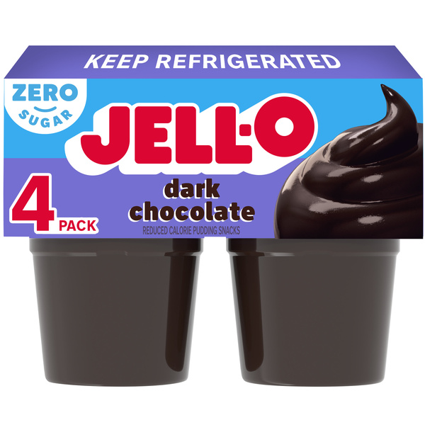 Jell-O Dark Chocolate Ready To Eat Refrigerated Pudding 14.5 oz