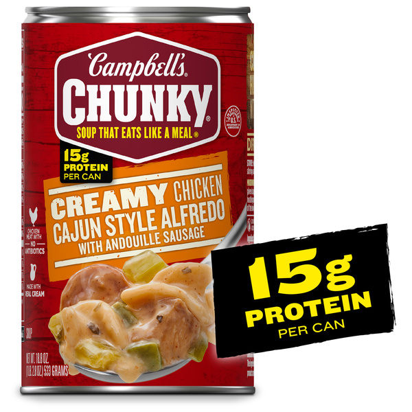 Campbell's Chunky Creamy Chicken Cajun Style Alfredo With