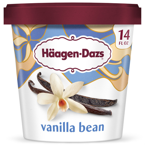 Haagen Dazs Vanilla Bean Ice Cream, 14 Oz. | Hy-Vee Aisles Online