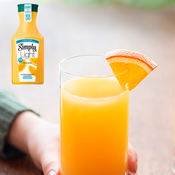 Simply Light Pulp-Free Calcium & Vitamin D Orange Juice Bottle, 52 fl ...