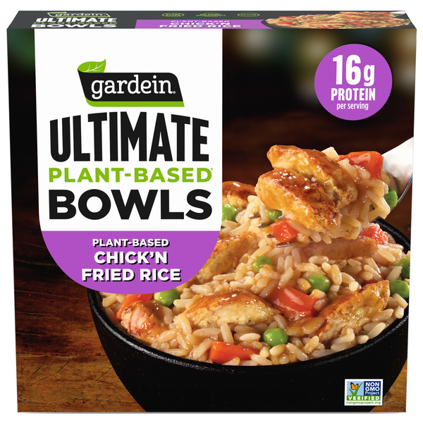 Gardein Ultimate Plant-Based Bowls Chick'n Fried Rice, Frozen Meat