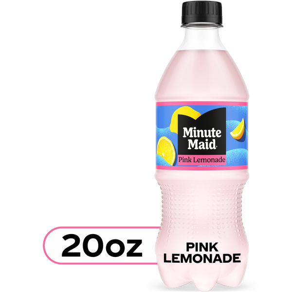 Minute Maid Pink Lemonade Bottle, 20 fl oz | Hy-Vee Aisles Online