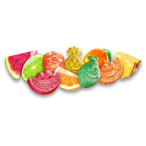 JOLLY RANCHER Heat Wave Gummies Spicy 'n Sweet Assorted Fruit