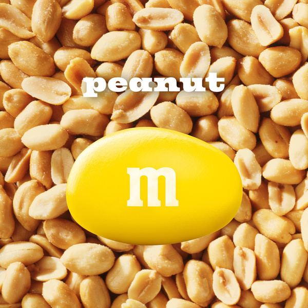 M&M'S Peanut Milk Chocolate Candy, Full Size, 1.74 oz Pouch | Hy