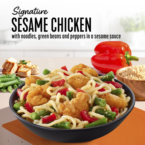 Lean Cuisine Signature Sesame Chicken, Frozen Meals, Frozen Lunch