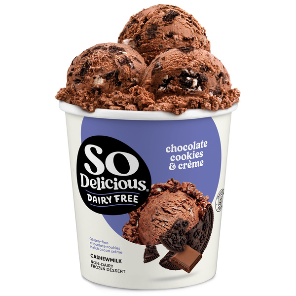 So Delicious Dairy Free Vegan Chocolate Cookies N' Cream Cashew