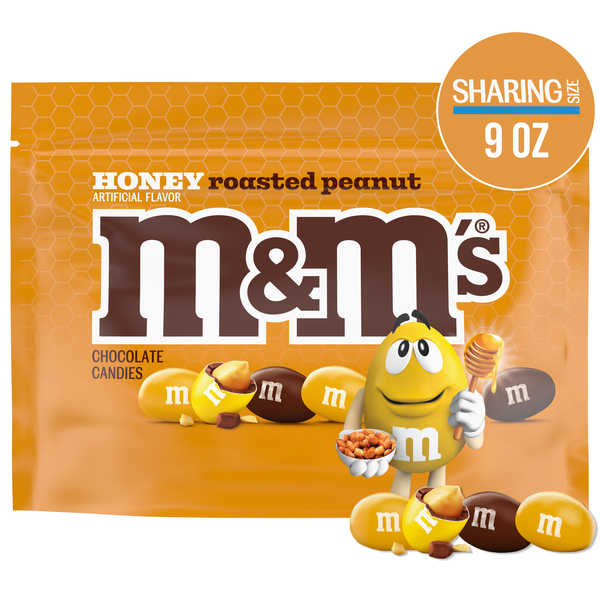 M&M'S Honey Roasted Peanut Milk Chocolate Candy Full Size Crunchy