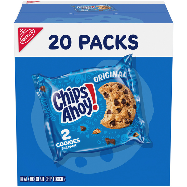 CHIPS AHOY! Original Chocolate Chip Cookies, Snack Packs 15.4 oz