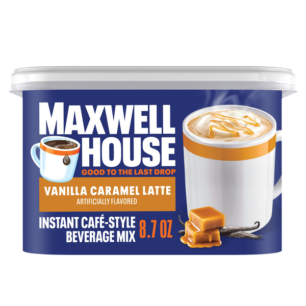 Maxwell House International Vanilla Caramel Latte Instant Flavored