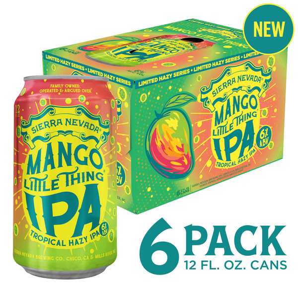 Sierra Nevada Mango Little Thing Hazy IPA Craft Beer 6 Pack (12oz