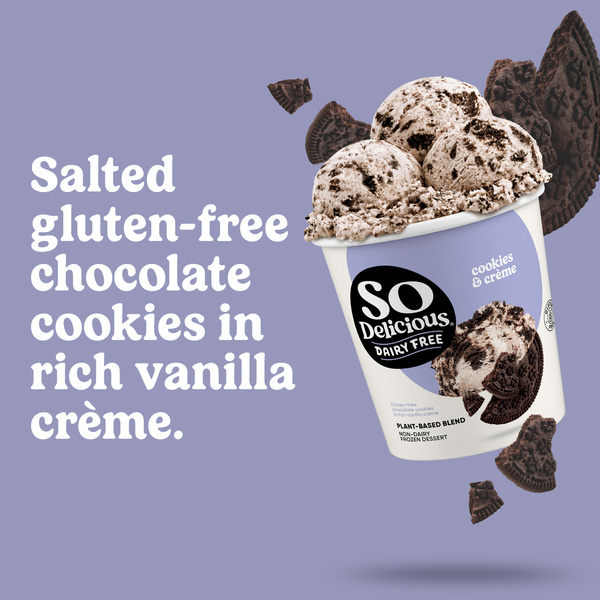 So Delicious Dairy Free Vegan Cookies and Creme Wondermilk Frozen