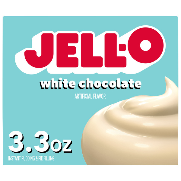 Jell-O White Chocolate Instant Pudding 3.3 oz | Hy-Vee Aisles