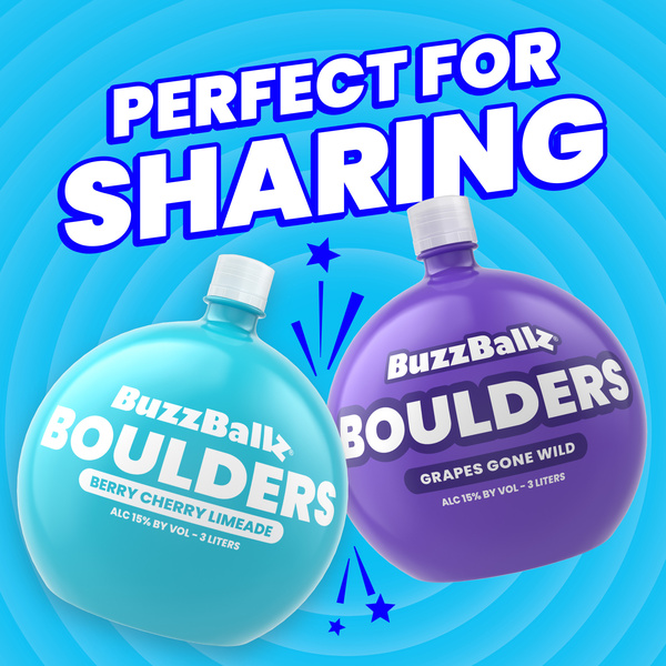 BuzzBallz Boulders Grapes Gone Wild Chiller, 3l, 30 Proof (15% ABV