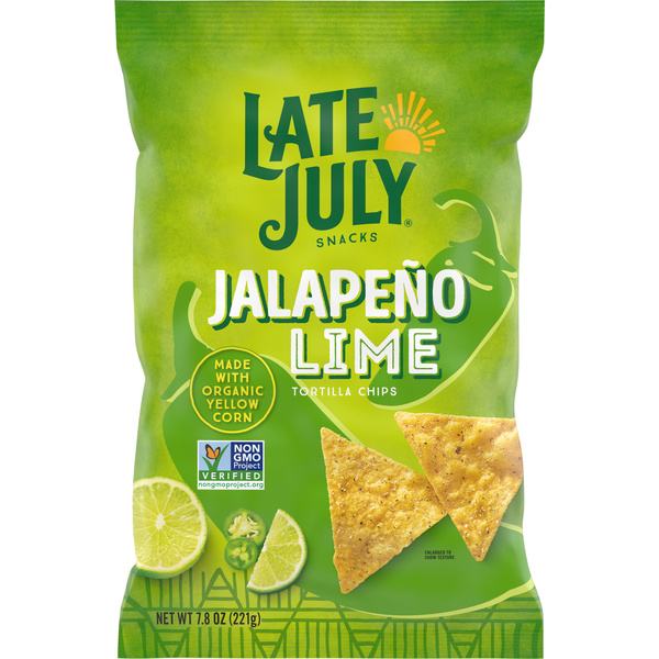 Late July Snacks Jalapeno Lime Tortilla Chips, 7.8 OZ Bag | Hy-Vee