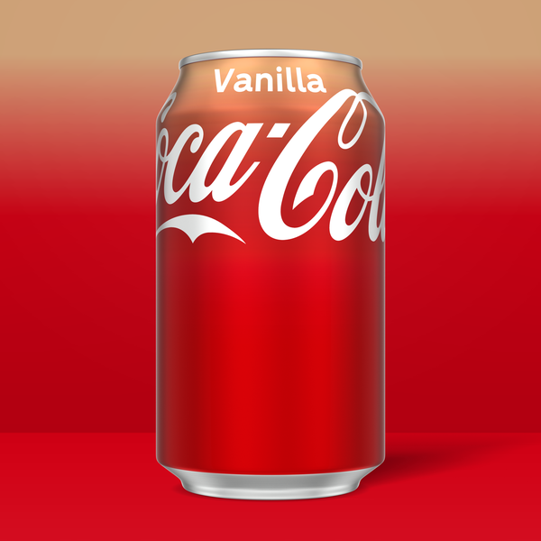 Coca-Cola Vanilla Soda Soft Drink Fridge Pack Cans, 12 fl oz, 12