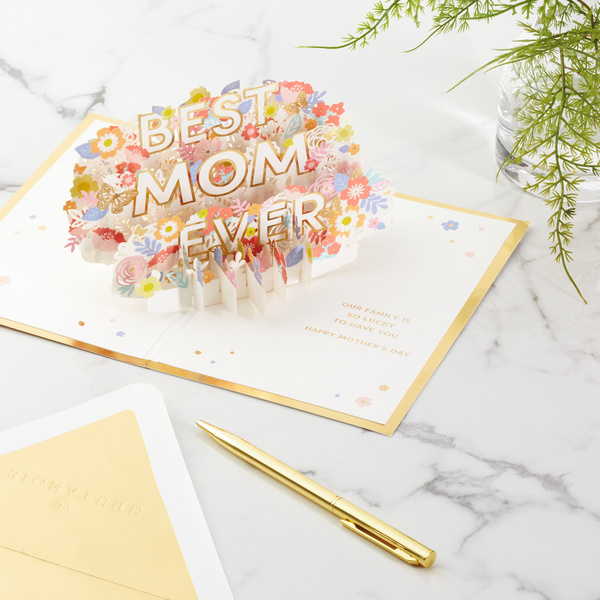 Hallmark Signature Paper Wonder Pop Up Mothers Day Card (Best Mom Ever ...
