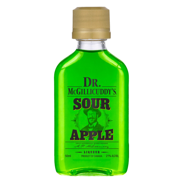 Dr.McGillicuddy Green Apple Sour, 750ml, 42 Proof (21% ABV) | Hy