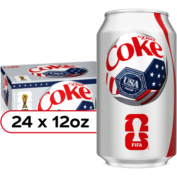 Diet Coke Diet Soda Soft Drink Cans, 12 fl oz, 24 Pack | Hy-Vee