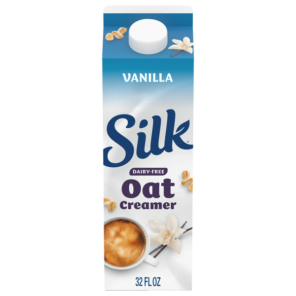 Silk Dairy Free Vanilla Oat Coffee Creamer, 32 fl. oz. | Hy-Vee