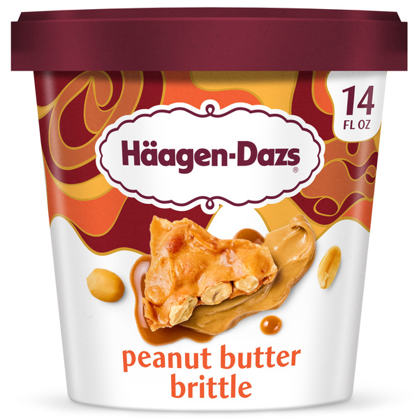 Haagen Dazs Peanut Butter Brittle Ice Cream, 14 Fl Oz | Hy-Vee