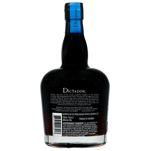 Dictador Aged 20 Years Distillery Icon Reserve Rum 750ml 80 Proof